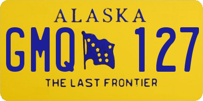 AK license plate GMQ127