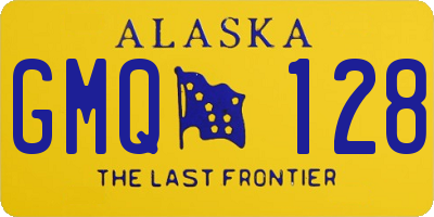 AK license plate GMQ128