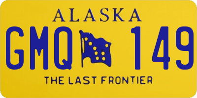 AK license plate GMQ149