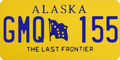 AK license plate GMQ155