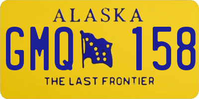 AK license plate GMQ158