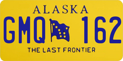 AK license plate GMQ162