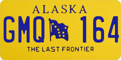 AK license plate GMQ164