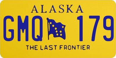 AK license plate GMQ179