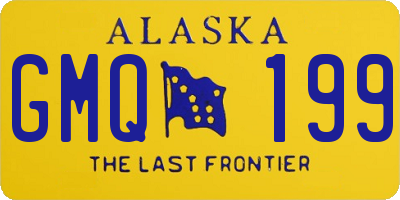 AK license plate GMQ199