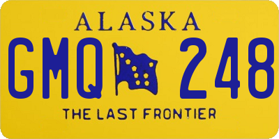 AK license plate GMQ248