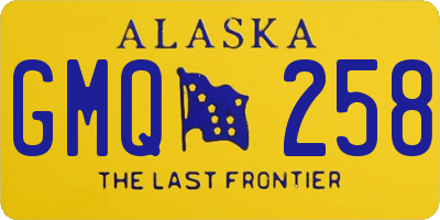 AK license plate GMQ258
