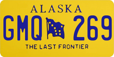 AK license plate GMQ269