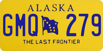 AK license plate GMQ279