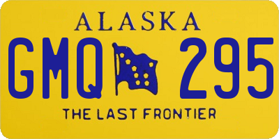 AK license plate GMQ295