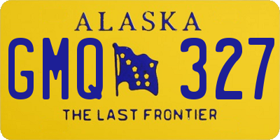 AK license plate GMQ327