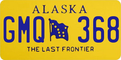 AK license plate GMQ368