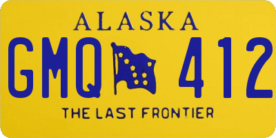 AK license plate GMQ412