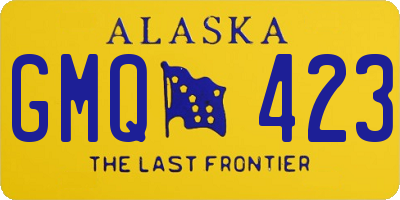 AK license plate GMQ423