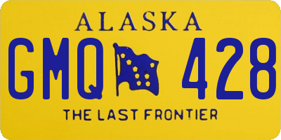 AK license plate GMQ428