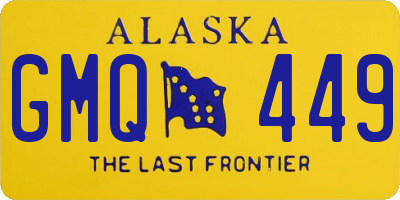 AK license plate GMQ449