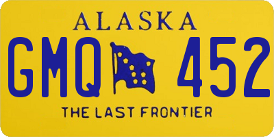 AK license plate GMQ452
