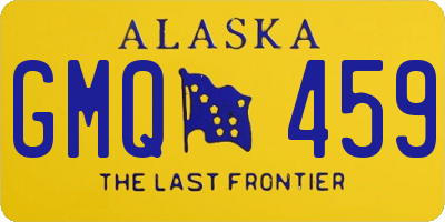 AK license plate GMQ459