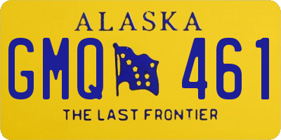 AK license plate GMQ461