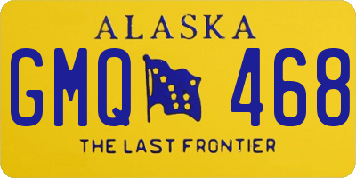 AK license plate GMQ468
