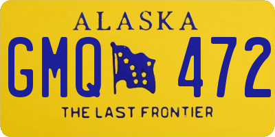 AK license plate GMQ472