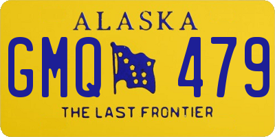 AK license plate GMQ479