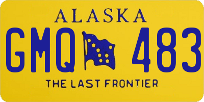 AK license plate GMQ483