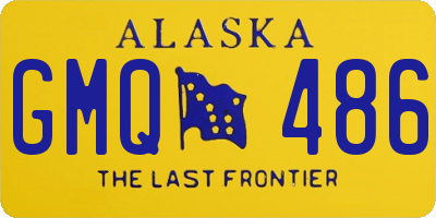 AK license plate GMQ486