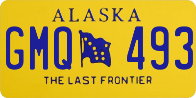 AK license plate GMQ493