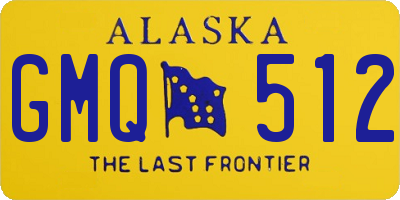 AK license plate GMQ512