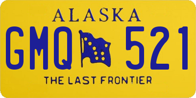 AK license plate GMQ521