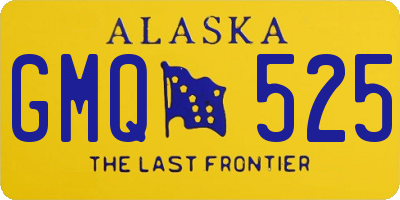 AK license plate GMQ525