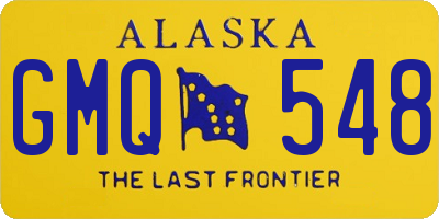 AK license plate GMQ548