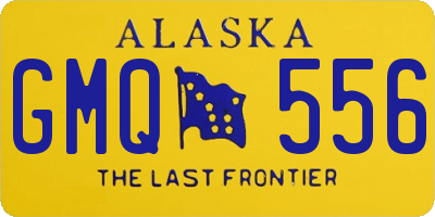 AK license plate GMQ556