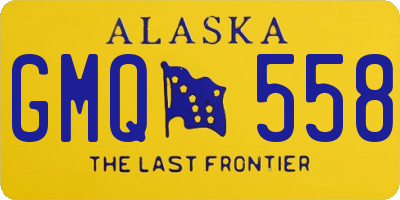 AK license plate GMQ558