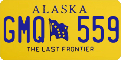 AK license plate GMQ559