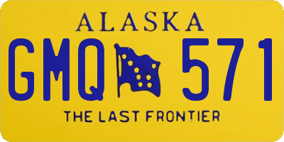 AK license plate GMQ571