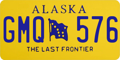 AK license plate GMQ576