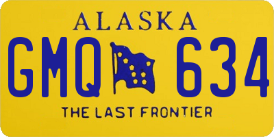 AK license plate GMQ634