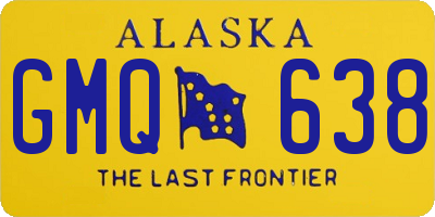 AK license plate GMQ638