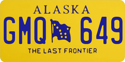 AK license plate GMQ649