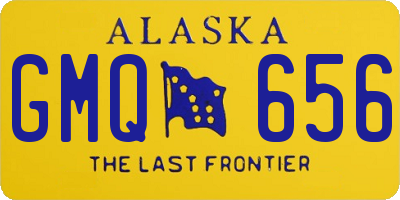 AK license plate GMQ656