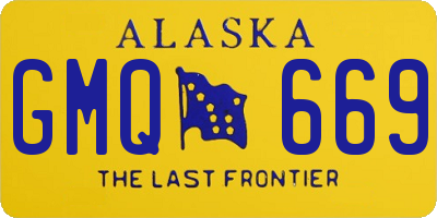 AK license plate GMQ669