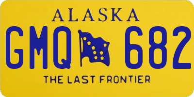 AK license plate GMQ682