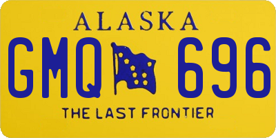 AK license plate GMQ696