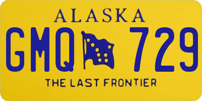 AK license plate GMQ729