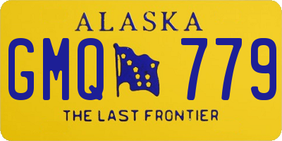 AK license plate GMQ779