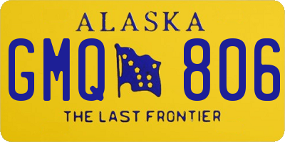 AK license plate GMQ806