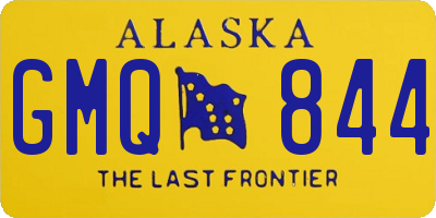 AK license plate GMQ844