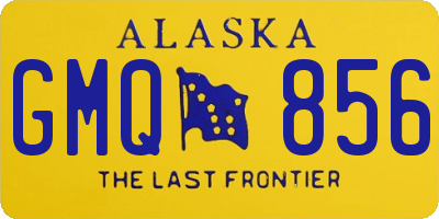 AK license plate GMQ856